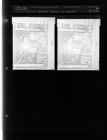 Basketball Trophies are presented (2 Negatives) (February 24, 1954) [Sleeve 53, Folder b, Box 3]